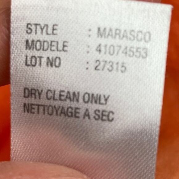 Theory Lightweight Cotton Marasco V-Neck Ombré Top Small - Picture 3 of 7